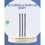 Herşeytrend Dış Mekan LED Kayan Yıldız Işığı 10 Çubuk Aydınlatma