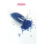 Herşeytrend Dökme Cam Kum Boncuk (11/0) 2 Mm - 20 Gram - Koyu Mavi - Bnc017