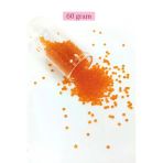 Herşeytrend Dökme Cam Kum Boncuk (11/0) 2 Mm - 60 Gram - Şeffaf Turuncu - Bnc051