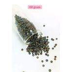 Herşeytrend Dökme Cam Kum Boncuk (8/0) 3 Mm - 60 Gram - Alacalı Renk - Bnc192