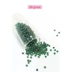 Herşeytrend Dökme Cam Kum Boncuk (8/0) 3 Mm - 60 Gram - Parlak Yeşil - Bnc203