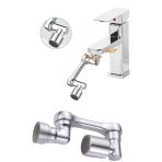 Herşeytrend Dönebilen Musluk Başlığı Akrobat Mutfak Banyo Musluk Ucu Başlığı Oynar Başlıklı