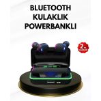 HERŞEYTREND E10 Kablosuz Bluetooth Kulaklık – 3D Ses, Powerbank Şarj Kutusu