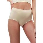 Herşeytrend Elite Lite Kadın Yüksek Bel Dikişsiz İz Yapmaz Slip Külot Ten 811