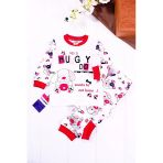 Herşeytrend Hungry Desenli Kız Çocuk Pijama Takımı