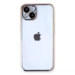 Herşeytrend İphone 13 Kılıf Razer Lensli Silikon - Gold