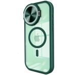 Herşeytrend İphone 15 Pro Kılıf Teleskop Lens Magsafe Silikon Kapak - Koyu Yeşil