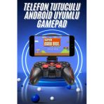 Herşeytrend Joystik Gamepad Bluetooth Telefon Tutucu Oyun Kolu Telefon Android Uyumlu