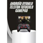 Herşeytrend Kablosuz Oyun Kolu Bluetooth Joystick Gamepad Android Uyumlu
