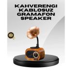 Herşeytrend Kablosuz Retro Radyo Hoparlör 5W Güçlü Ses Usb Hafıza Kart Destekli