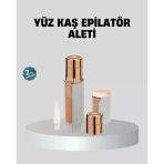 Herşeytrend Kadınlar İçin Yüz Ve Kaş Epilatörü – Hassas Cilt Dostu, Pil İle Çalışan, Taşınabilir Ve Şık Tasarım