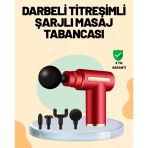 Herşeytrend Kas Gevşetici Masaj Tabancası 4 Başlık Ve Ayarlanabilir Hız