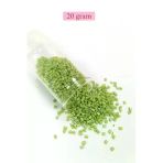 Herşeytrend Kesme Cam Boncuk 2Mm - 20 Gram - Yeşil -Bnc325