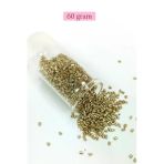 Herşeytrend Kesme Cam Boncuk 2Mm - 60 Gram - Gold - Bnc356