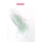 Herşeytrend Kesme Cam Boncuk 2Mm - 60 Gram - Şeffaf Beyaz - Bnc368