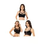 Herşeytrend Kota 6 Adet Dantelli Çapraz İpli Tül Model Büstiyer