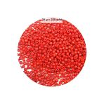 Herşeytrend Koyu Turuncu Renk 4 Mm Yaklaşık 220 Adet/20 Gram Cam Boncuk Oya Yazma Bileklik Ve Kolye