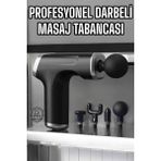 Herşeytrend Masaj Tabancası 4 Başlıklı Kas ve Vücut Ağrıları Için Şarjlı Darbeli - Renkli