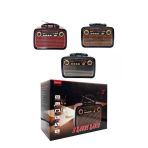 Herşeytrend Nostaljik Görünümlü Ahşap Radyo Tf Sd Usb Girişli Led Fener Işıklı