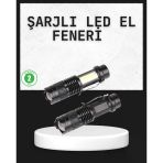 Herşeytrend Odak Ayarlı 2000 Lümen Şarjlı Led El Feneri