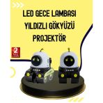 Herşeytrend Otomatik Döner Slaytlı Üç Parlaklık Ayarlı Projektör Lamba