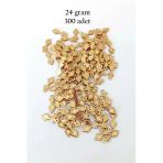Herşeytrend Oya Abiye Bileklik Kolye Pleksi Metalik Plastik Pul Altın Renk 24 Gram 300 Adet - Bnc536