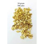 Herşeytrend Oya Abiye Bileklik Kolye Pleksi Metalik Plastik Pul Altın Renk 24 Gram 390 Adet - Bnc535
