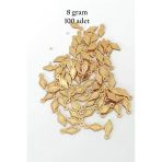 Herşeytrend Oya Abiye Bileklik Kolye Pleksi Metalik Plastik Pul Altın Renk 8 Gram 100 Adet - Bnc490