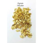 Herşeytrend Oya Abiye Bileklik Kolye Pleksi Metalik Plastik Pul Altın Renk 8 Gram 130 Adet - Bnc475