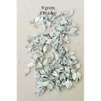 Herşeytrend Oya Abiye Bileklik Kolye Pleksi Metalik Plastik Pul Gümüş Renk 8 Gram 130 Adet - Bnc514