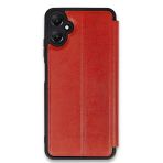 Herşeytrend Samsung Galaxy A05 Kılıf Flip Cover - Kırmızı
