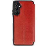 Herşeytrend Samsung Galaxy A35 5G Kılıf Flip Cover - Kırmızı