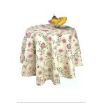 Herşeytrend Sermat Hazır Masa Örtüsü 140X140 Cm Yuvarlak Royaleks-Mh69