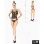 Herşeytrend Simli Dantel Büstiyer Takım