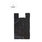 Herşeytrend Siyah Hışır Atlet Poşet Mini Boy 22X31 Cm 1 Paket Takriben 500 Adet