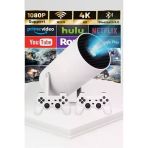 Herşeytrend Taşınabilir Android Projeksiyon Ayaklı Çift Kollu 4K Çözünürlüklü Sinema Projeksiyonu