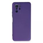 Herşeytrend Xiaomi Poco X3 Gt Kılıf Nano İçi Kadife Silikon - Mor