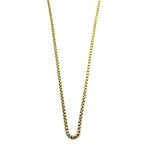 Herşeytrend Yılan Zincir Kolye - 45 Cm - Altın