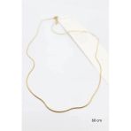 Herşeytrend Yılan Zincir Kolye - 60Cm - Altın
