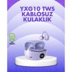 HERŞEYTREND YXG10 Kablosuz Kulaklık – Bluetooth 5.4, Dokunmatik, LED Ekranlı Şarj Kutusu