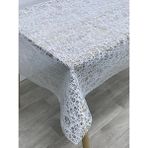 Herseyygüzell Pvc Dantel Görünümlü Iplik Desen Masa Örtüsü Beyaz - 140 x 200 cm