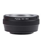 Hersmay M42-M4/3 Objektif Adaptör Halkası M42 42 mm Montaj Objektif Micro Four Thirds MFT M4/3 Mount Kamera Panasonic G3 G10 GF2 GF3 GH2 GH4 GH5S Olympus E-P3 E-PL1 E-PL2 PEN E-M5 Mark II E -M10 için