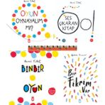 Herve Tullet'in Kitaplığı- Oyun Oynayalım Mı, Ses Çıkaran Kitap Oo, Binbir Oyun, Bir Fikrim Var(4ktp)