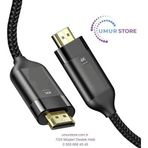 Herz 4K 60Hz Örgü HDMI 2.0 Kablosu - 2m