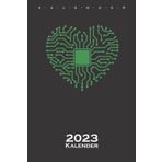 Herz aus Elektronik Beruf Technik Strom Kalender 2023: Jahreskalender für Freunde des elektrischen Stroms