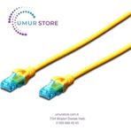Herz Cat. 5e Patch Kablo, Utp, 1 Metre, Awg 26, Sarı Renk