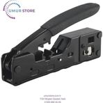 Herz Cat5 Cat6 Cat7 RJ45 RJ12 RJ11 Ağ Konnektörleri Için Crimper Geçiş Modüler Fişler Ethernet Kabloları
