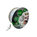 HERZ RG6U6 Uydu Anten Kablosu 100Metre Beyaz 64Tel