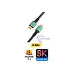 Herz Ultra Hdtv 8k Yüksek Hızlı 5 Metre HDMI Kablosu 8k 60Hz, 4K 120Hz, 7680P Hdr 2.1V 48GBS