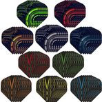 HERZWILD 60 adet Dart Flights Dart Flight dartflys standart form dart okları için (60 adet)